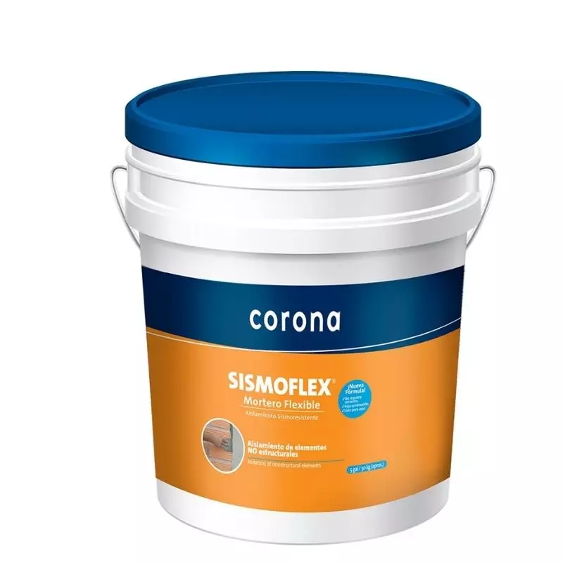 Mortero SISMOFLEX Cuñete Corona 30kg Mortero SISMOFLEX Cuñete Corona 30kg