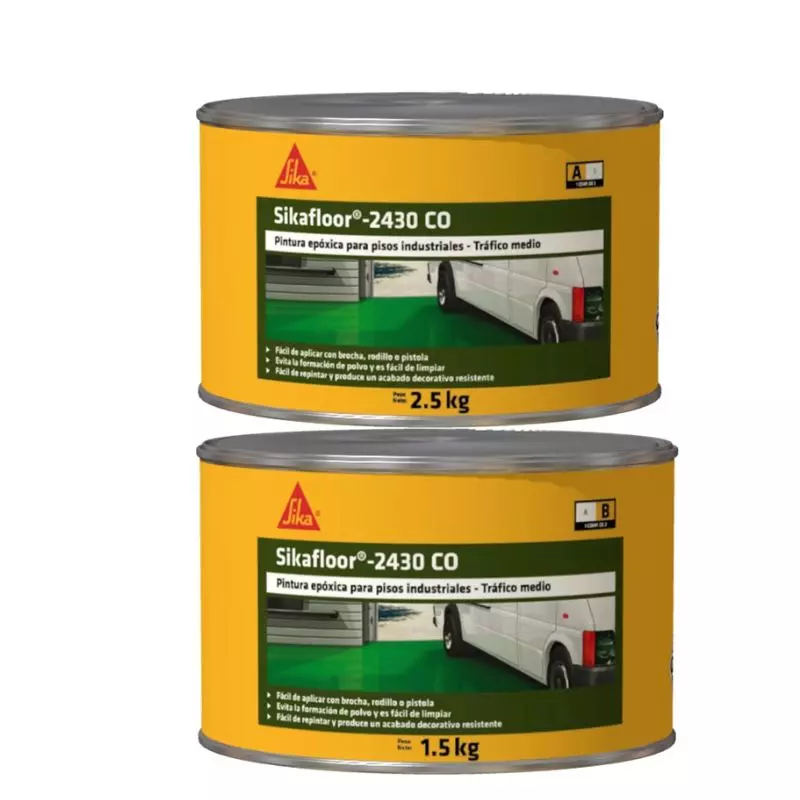 Sikafloor®-2430 Color Gris Claro x 4Kg Sika Sikafloor®-2430 Color Gris Claro x 4Kg Sika