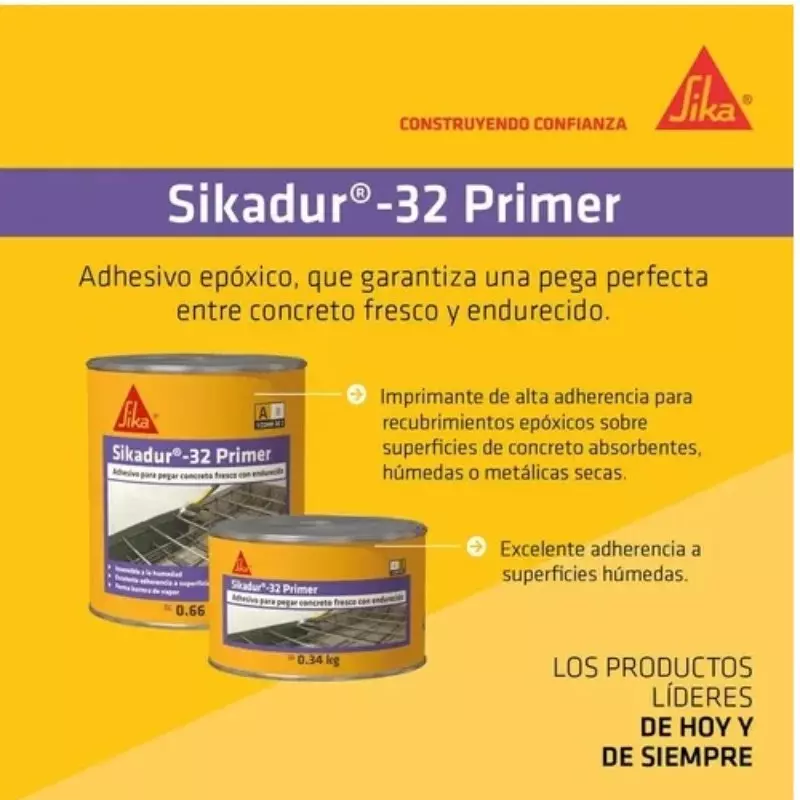 Sikadur 32 Primer Puente Adherencia Epoxi Concreto 3 kg Sika Sikadur 32 Primer Puente Adherencia Epoxi Concreto 3 kg Sika