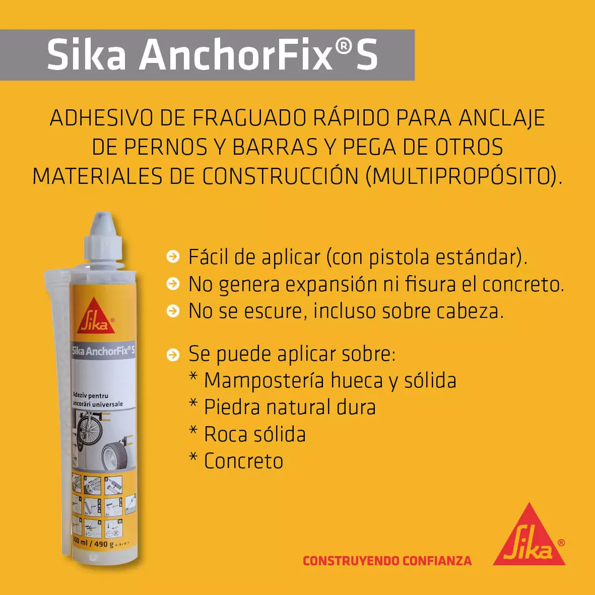 Sika Anchorfix-S x 300 ml Sika Sika Anchorfix-S x 300 ml Sika