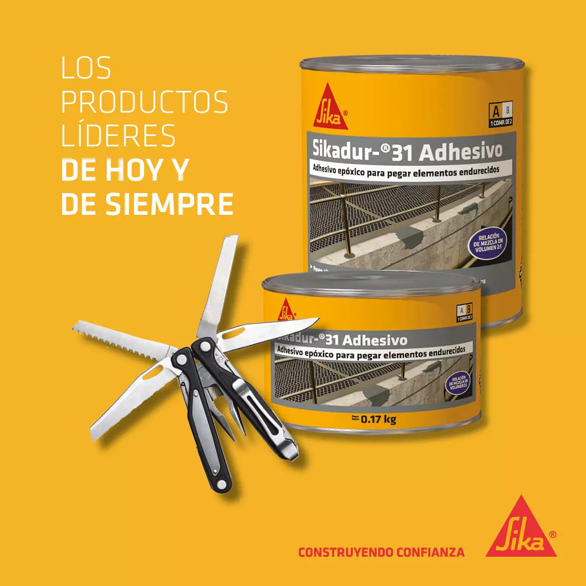 Sikadur 31 Adhesivo Epóxico Gris Pega Material Construcción 2kg Sika Sikadur 31 Adhesivo Epóxico Gris Pega Material Construcción 2kg Sika