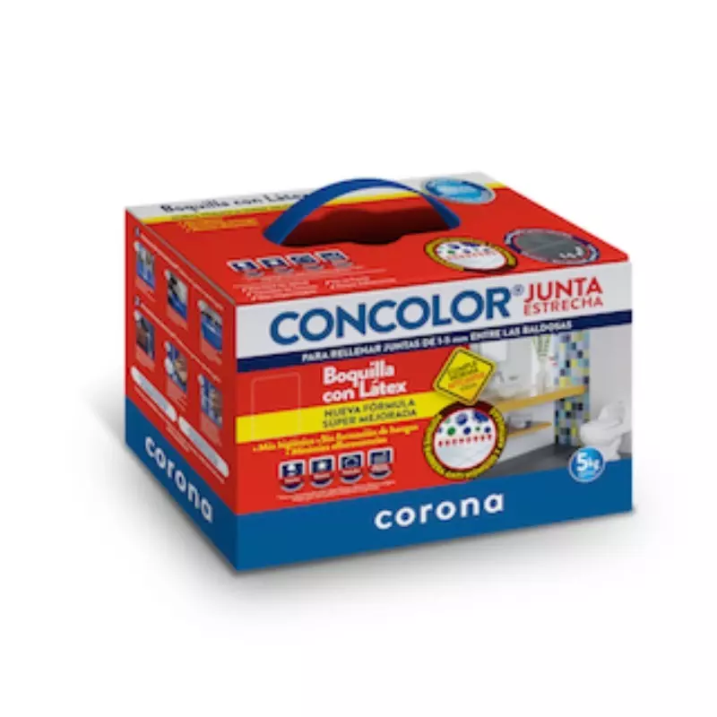 Concolor junta estrecha gris claro x 5kg Corona Concolor junta estrecha gris claro x 5kg Corona