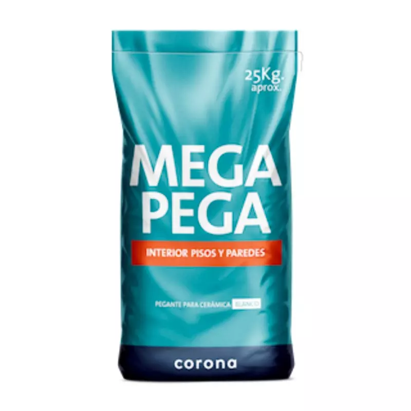 Megapega cerámico blanco x 25kg Corona Megapega cerámico blanco x 25kg Corona