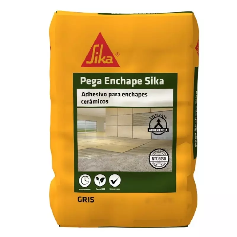Pega Enchape gris x 10 Kg Sika Pega Enchape gris x 10 Kg Sika