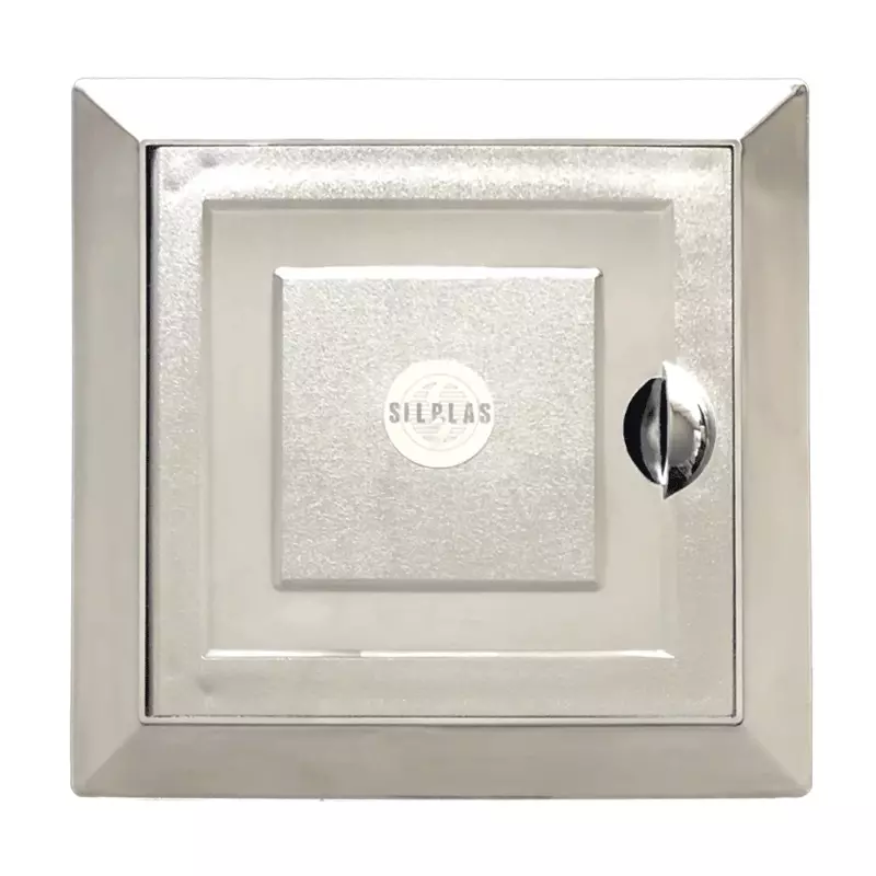 Tapa registro silver cromo 20x20 cm Silplas Tapa registro silver cromo 20x20 cm Silplas