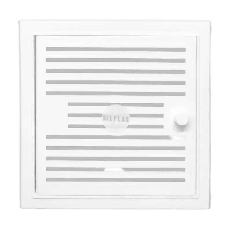 Tapa registro ventilación blanco nieve 15x15 cm Silplas Tapa registro ventilación blanco nieve 15x15 cm Silplas