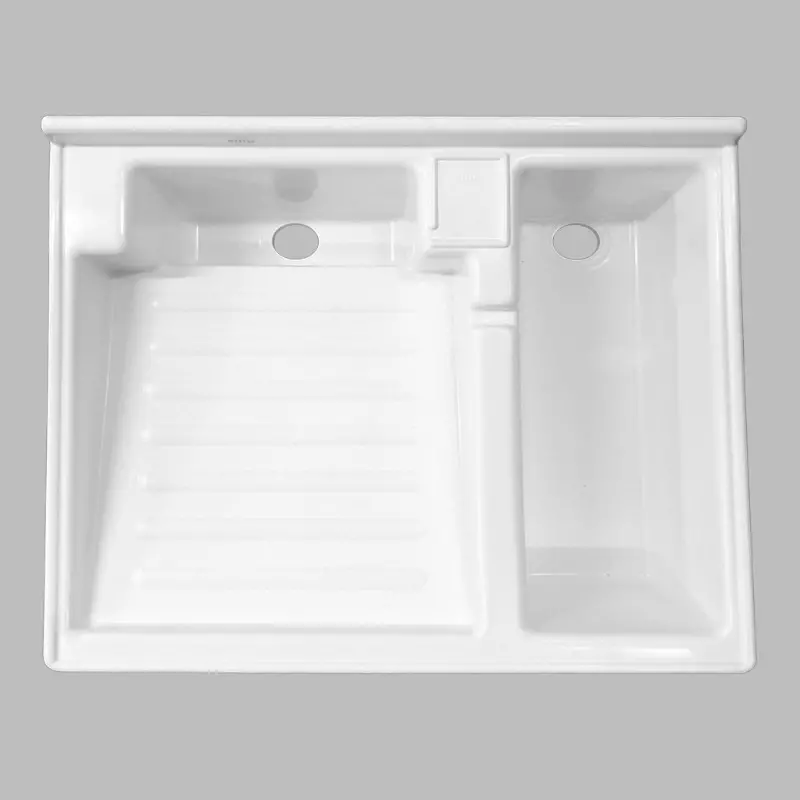 Lavadero 60 x 60 cm con poceta blanco Silplas Lavadero 60 x 60 cm con poceta blanco Silplas