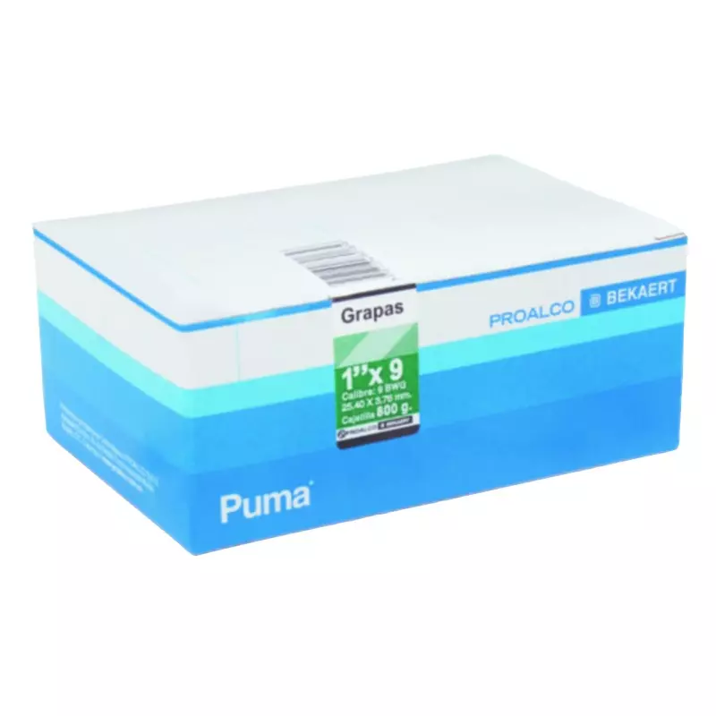 Grapa Puma 1" x 9 x 20 Kg Proalco Grapa Puma 1" x 9 x 20 Kg Proalco