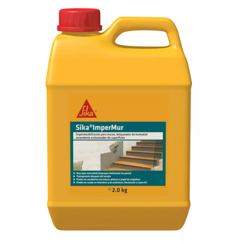 Sika Imper Mur Impermeabilizante para muros x 2 Kg Sika Sika Imper Mur Impermeabilizante para muros x 2 Kg Sika