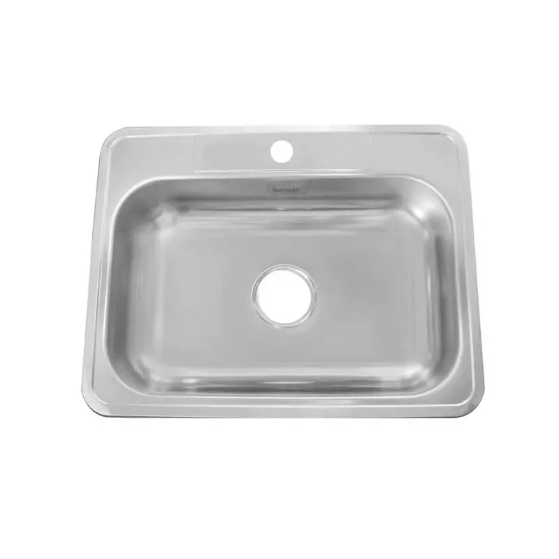 Lavaplatos sencillo acero inoxidable Vital Empotrar 53 x 43 cm monocontrol Socoda Lavaplatos sencillo acero inoxidable Vital Empotrar 53 x 43 cm monocontrol Socoda