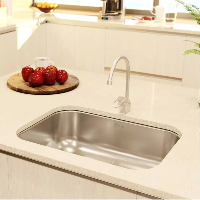 Lavaplatos submontar ideal sencillo satinado 55 x 43 cm Socoda Lavaplatos submontar ideal sencillo satinado 55 x 43 cm Socoda