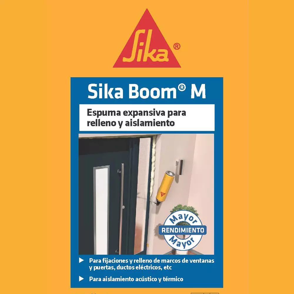 Sika Boom M Espuma Expansiva De Poliuretano 500 ml Sika Sika Boom M Espuma Expansiva De Poliuretano 500 ml Sika