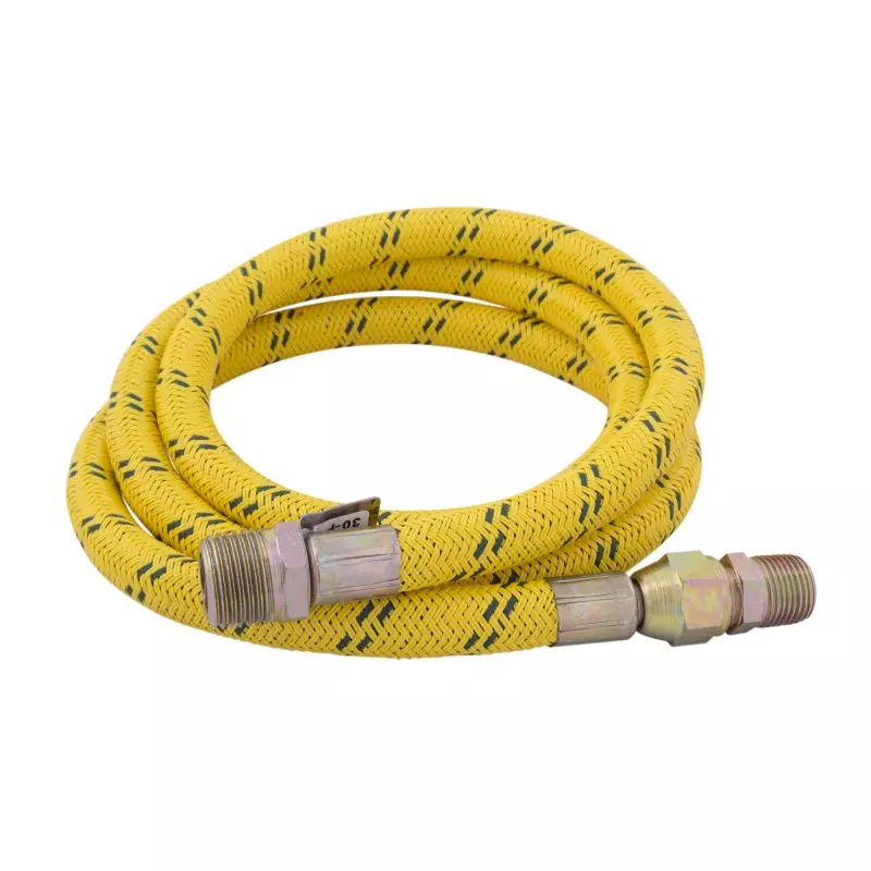 Conector Flexible Rec/ Pvc Amarillo de 1/2" x 3/8" x 50 Cm Sedal Conector Flexible Rec/ Pvc Amarillo de 1/2" x 3/8" x 50 Cm Sedal
