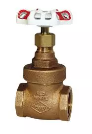 Válvula Cortina Roscada 206 De 2 1/2" Red White Válvula Cortina Roscada 206 De 2 1/2" Red White