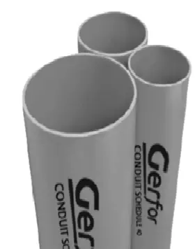 Tubo SCH 40 Pvc Conduit de 3/4" x 3 Mts Gerfor Tubo SCH 40 Pvc Conduit de 3/4" x 3 Mts Gerfor