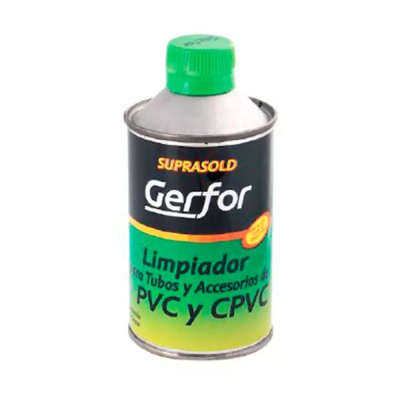 Limpiador Pvc/ Cpvc 300 Gramos 1/8 Galón Gerfor Limpiador Pvc/ Cpvc 300 Gramos 1/8 Galón Gerfor