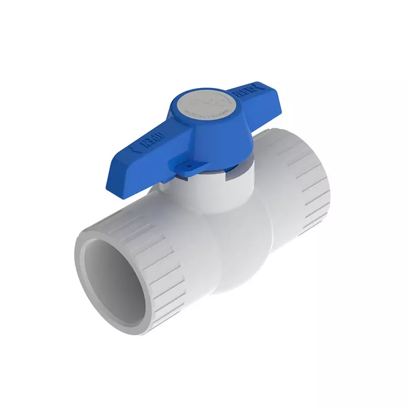 Válvula Bola Soldada Pvc tipo pesada de 1/2" PCP Válvula Bola Soldada Pvc tipo pesada de 1/2" PCP