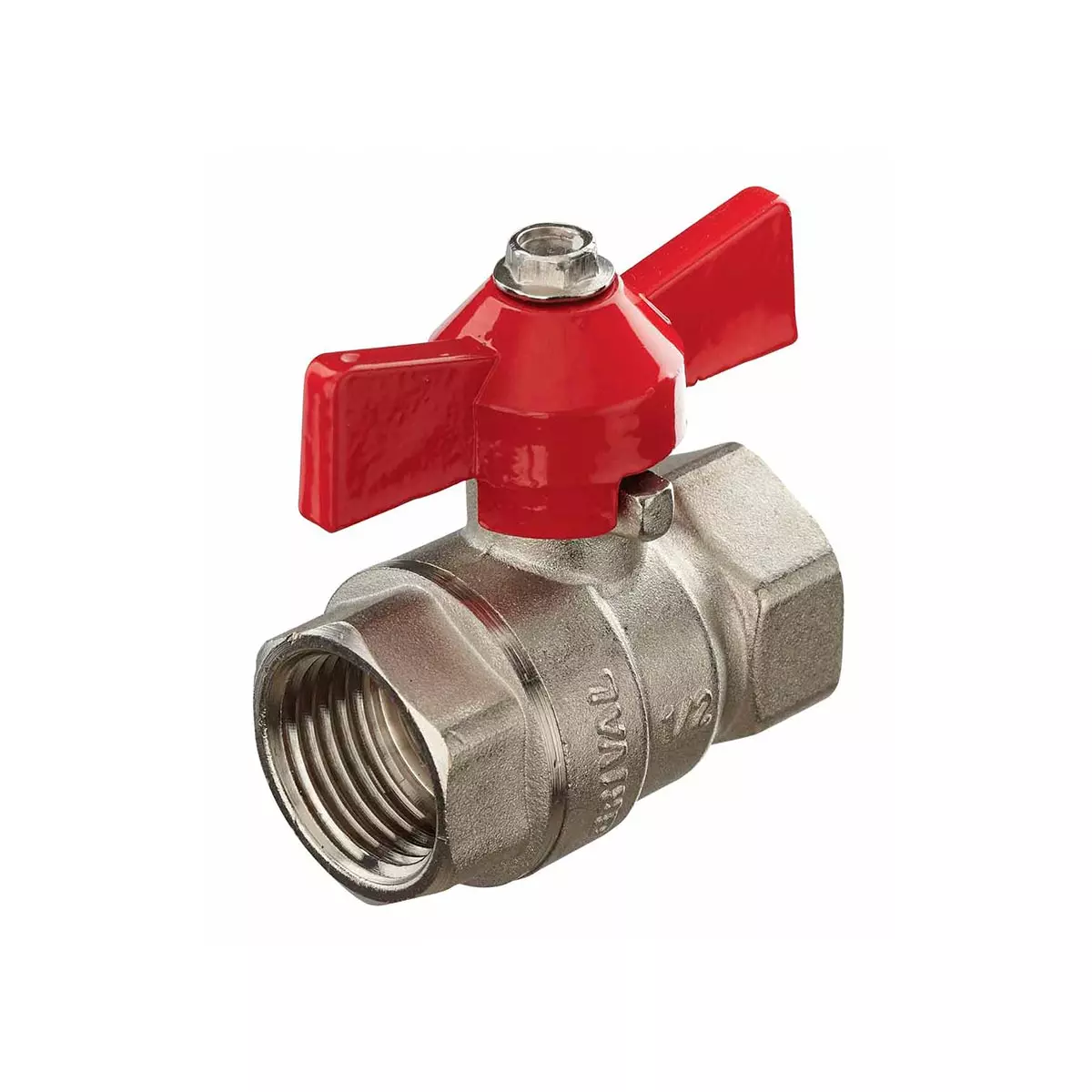 Válvula Bola Mariposa Metálica De 1/2" Grival Válvula Bola Mariposa Metálica De 1/2" Grival